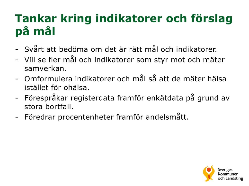 Sammanfattande Dokumentation Från Länsworkshop Om Strategi För Hälsa ...