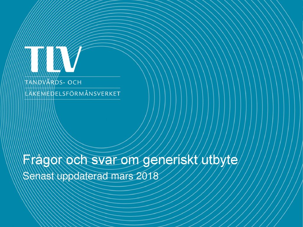 Frågor Och Svar Om Generiskt Utbyte - Ppt Ladda Ner