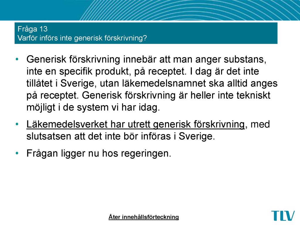 Frågor Och Svar Om Generiskt Utbyte - Ppt Ladda Ner