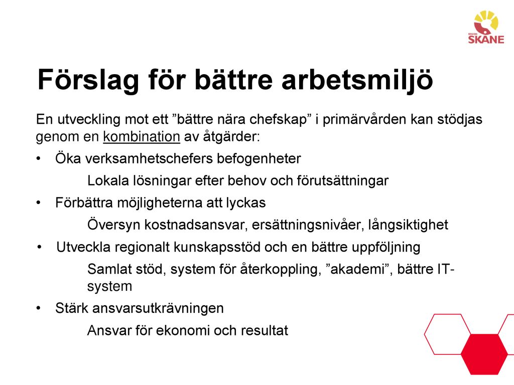 Rapport: Utvärdering Av Primärvårdens Organisation I Egen Regi - Ppt ...