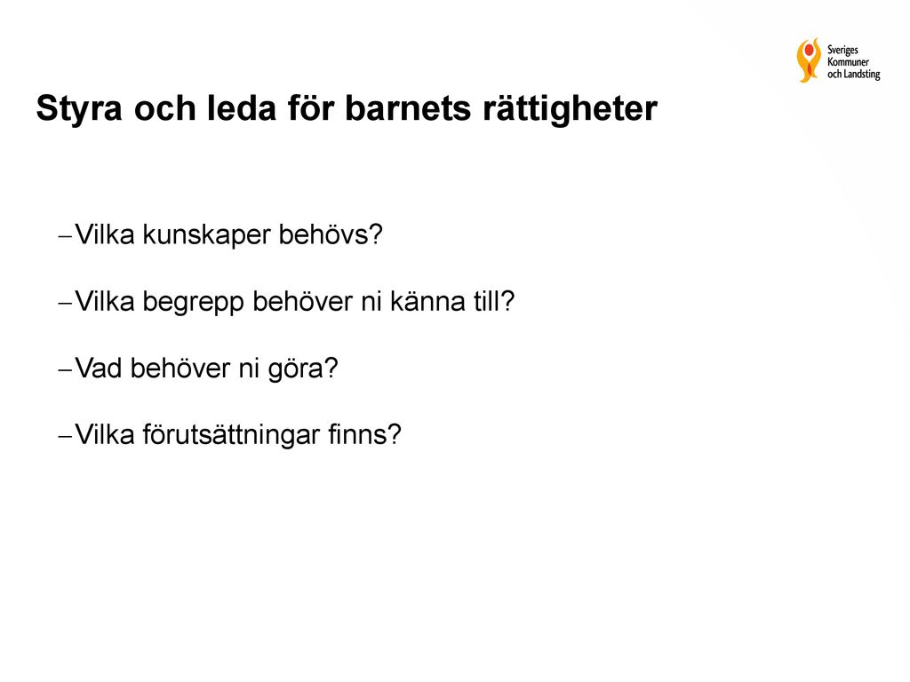 Att Beakta Barnets Rättigheter Och Perspektiv I Styrning Och Ledning ...