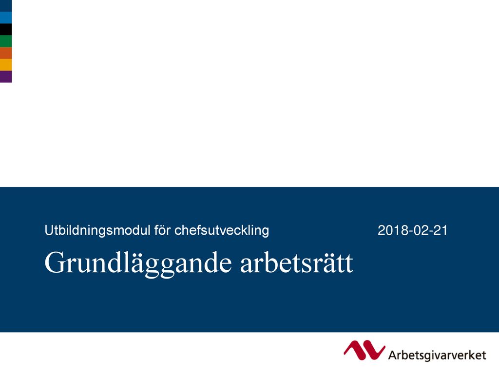 Grundläggande Arbetsrätt - Ppt Ladda Ner