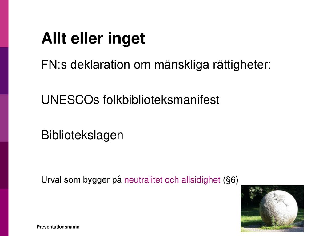 Tala Eller Tiga Catharina Isberg, Bibliotekschef, Helsingborg - Ppt ...