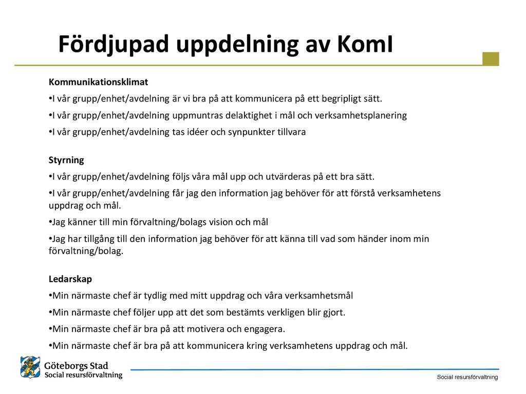 Medarbetar- Och Ledarenkät 2014 Stöd Till Familj Och Individer - Ppt ...