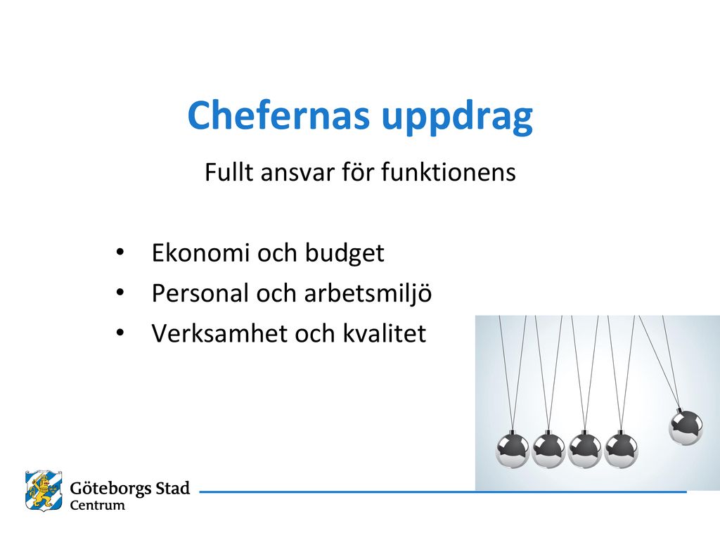 Nya Organisationen Roller Och Mandat Ann Höjer, Sektorschef IFO-FH ...