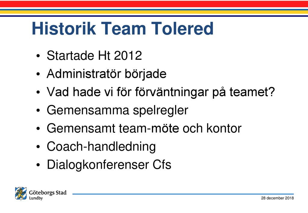 Team Tolered Lundby SDF - Ppt Ladda Ner