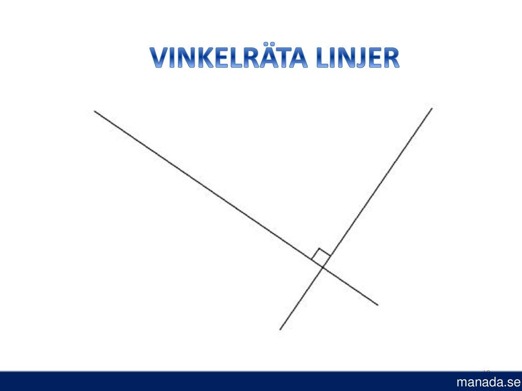 VINKELRÄTA LINJER manada.se