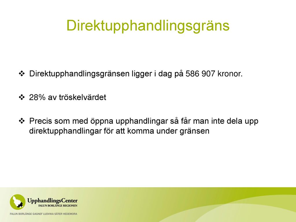 Avrop från ramavtal och Direktupphandling ppt ladda ner