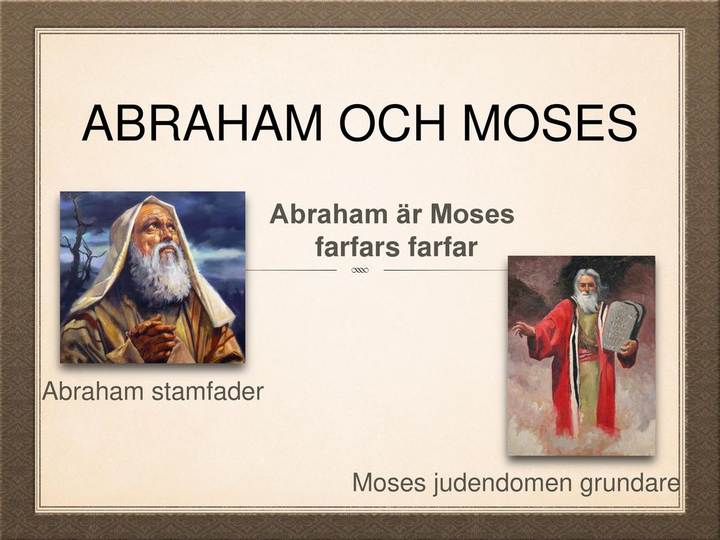 Moses judendomen grundare