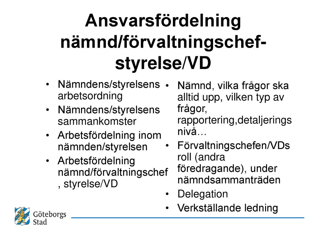 Ansvars Och Rollfördelning - Ppt Ladda Ner