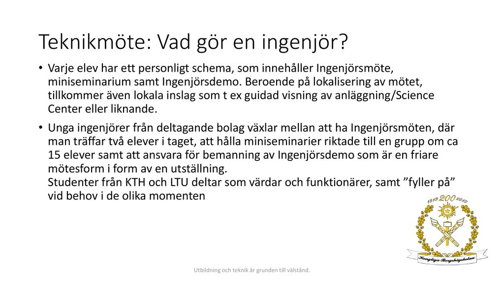 Utbildning Och Teknik är Grunden Till Välstånd. - Ppt Ladda Ner