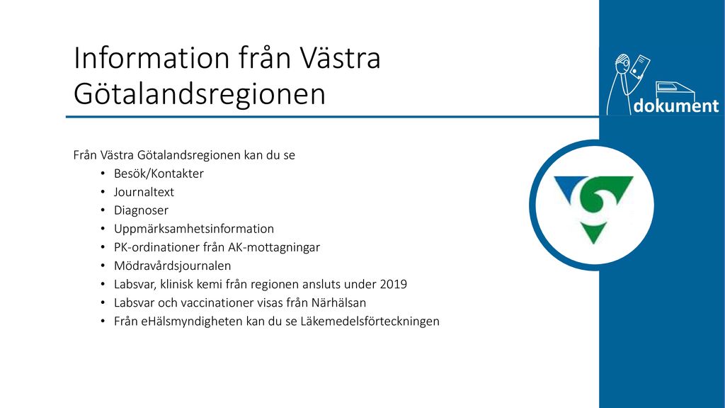 Information från Västra Götalandsregionen