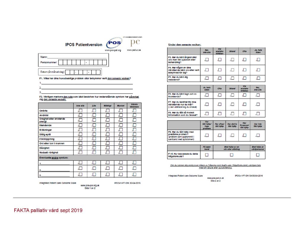 Palliativ Vård FAKTA Palliativ Vård Sept Ppt Ladda Ner