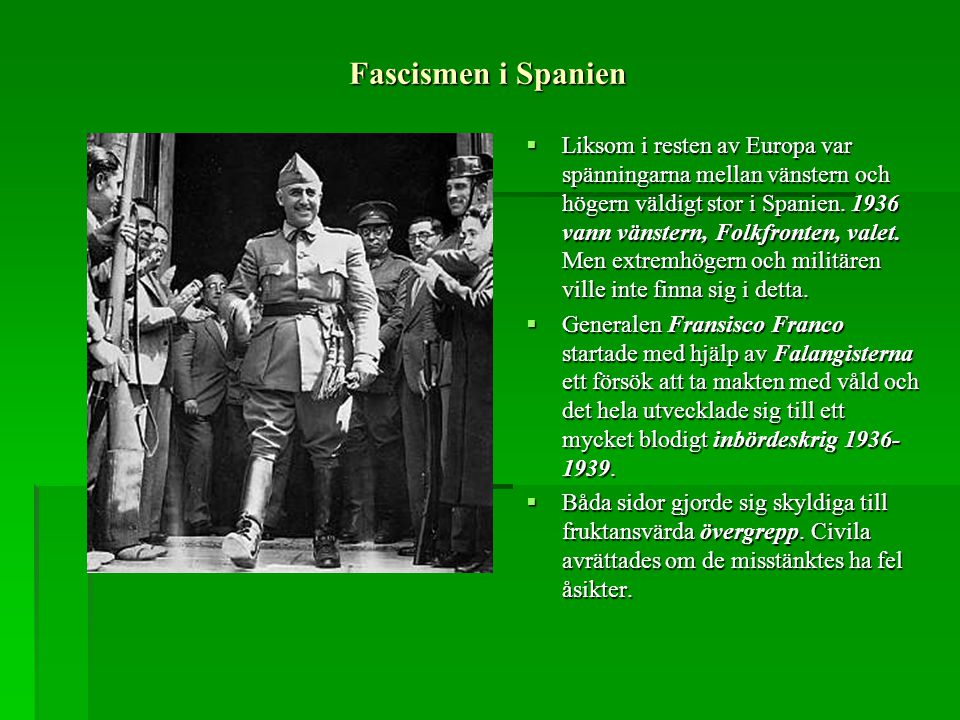 Fascismen i Spanien