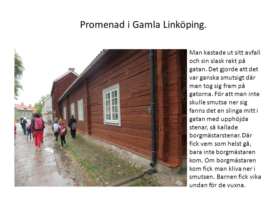 Promenad i Gamla Linköping.