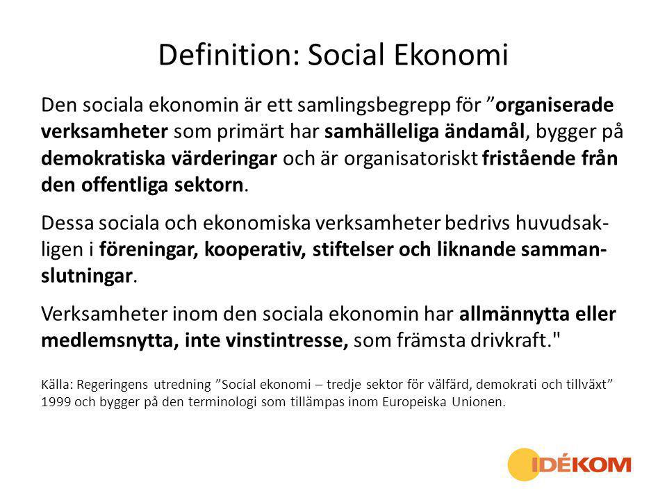 Definition: Social Ekonomi