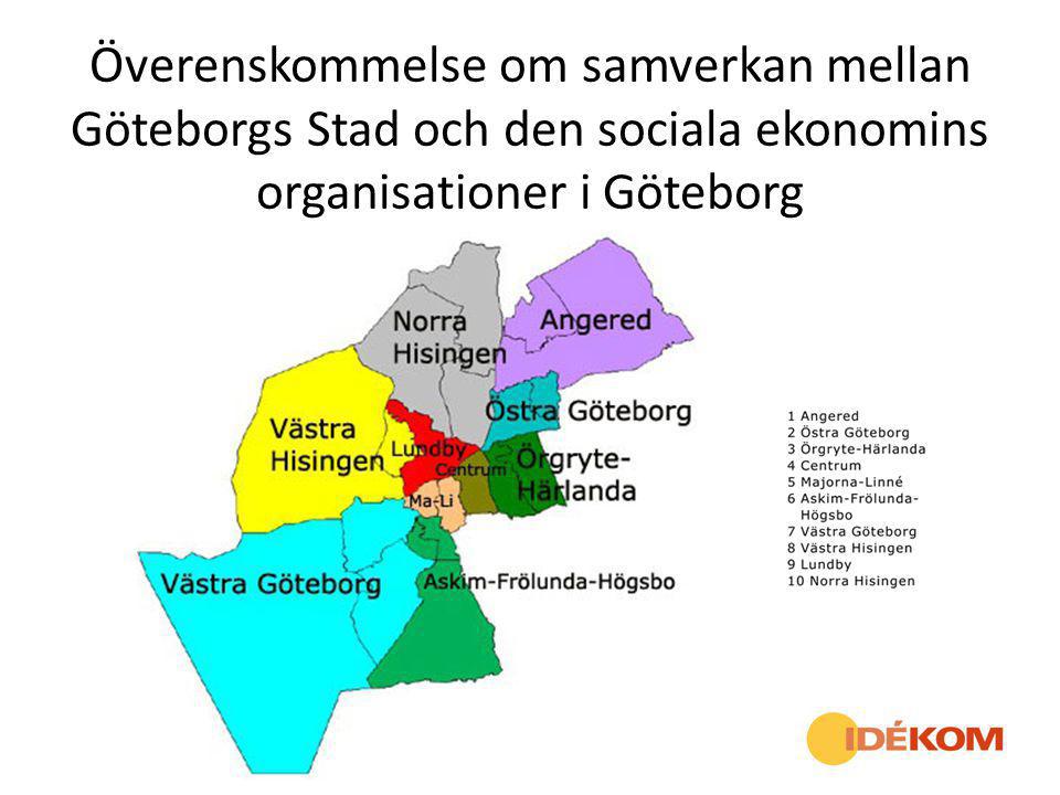 Överenskommelse om samverkan mellan Göteborgs Stad och den sociala ekonomins organisationer i Göteborg