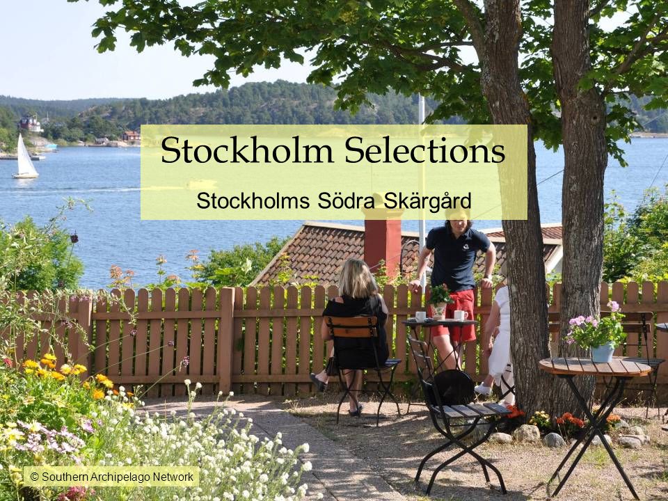 Stockholm Selections Stockholms Södra Skärgård