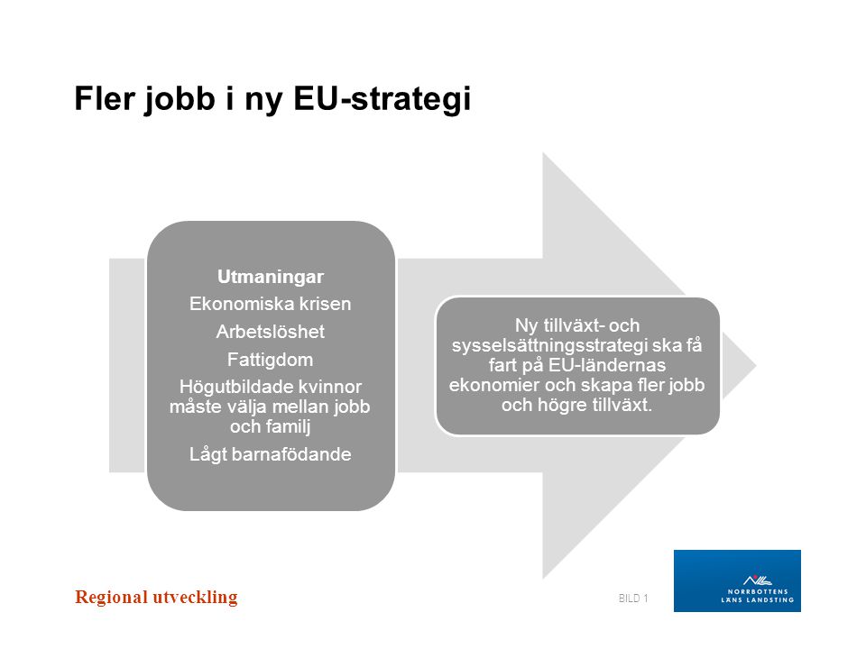 Fler jobb i ny EU-strategi