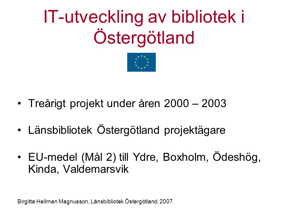 IT-utveckling av bibliotek i Östergötland