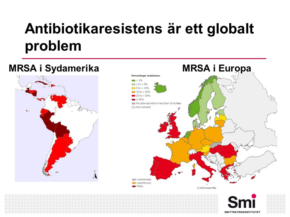 Antibiotikaresistens är ett globalt problem