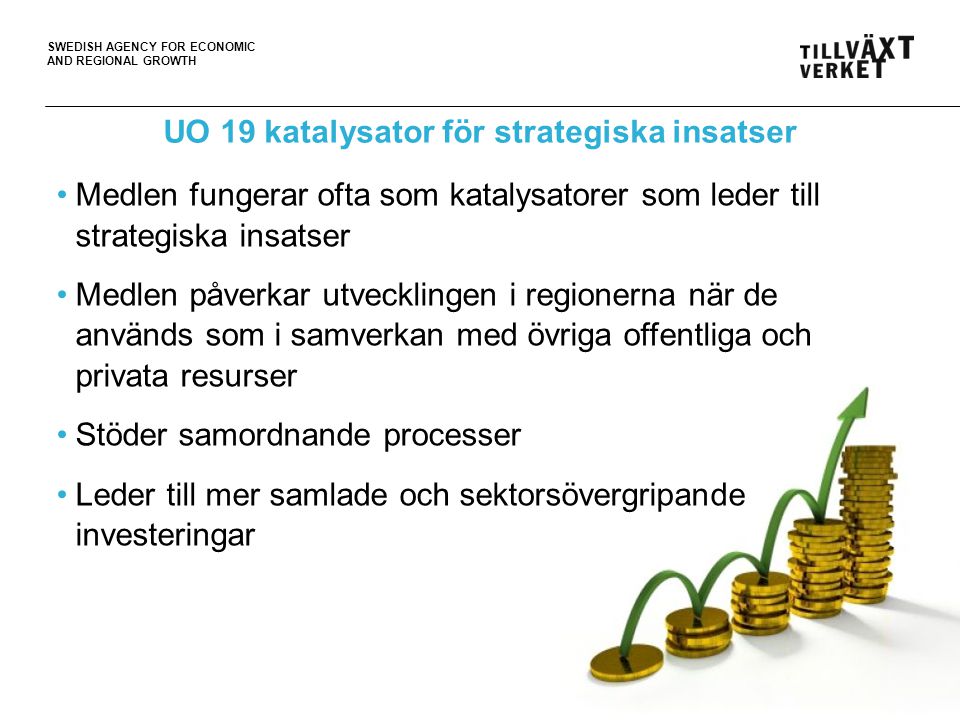 UO 19 katalysator för strategiska insatser