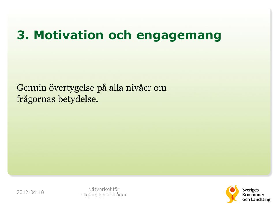 3. Motivation och engagemang