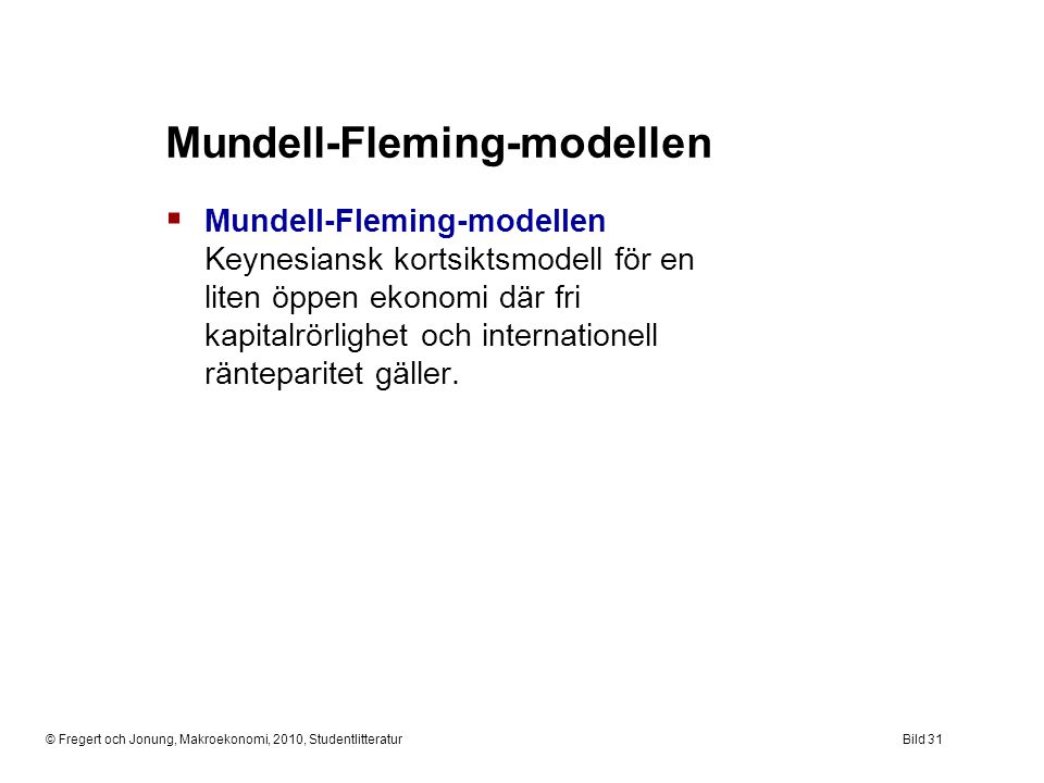 Mundell-Fleming-modellen