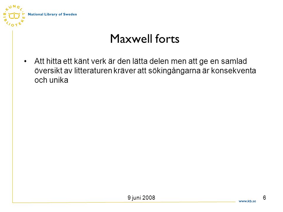 Maxwell forts
