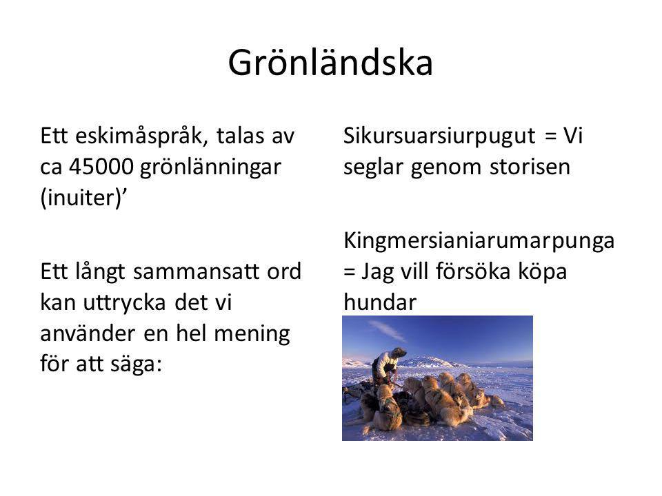 Grönländska