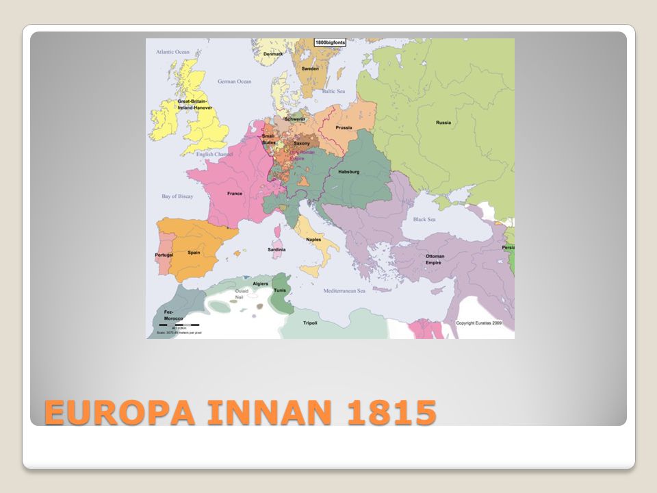 EUROPA INNAN 1815