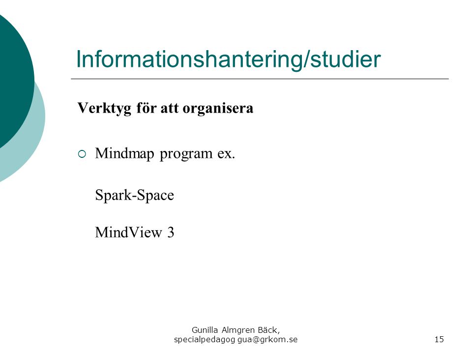 Informationshantering/studier