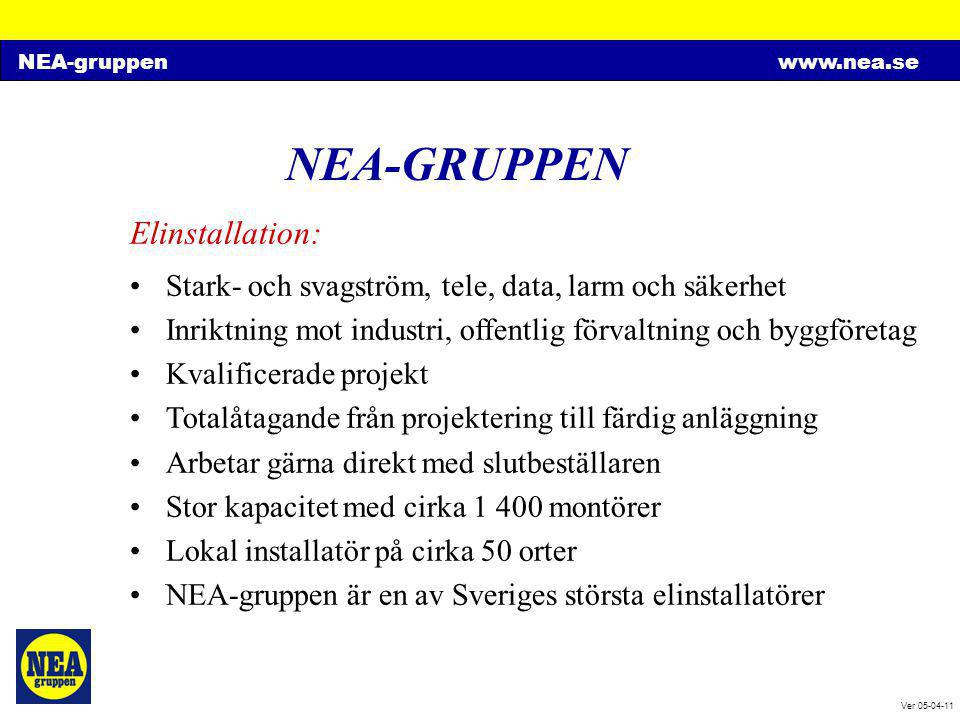 NEA-GRUPPEN Elinstallation: