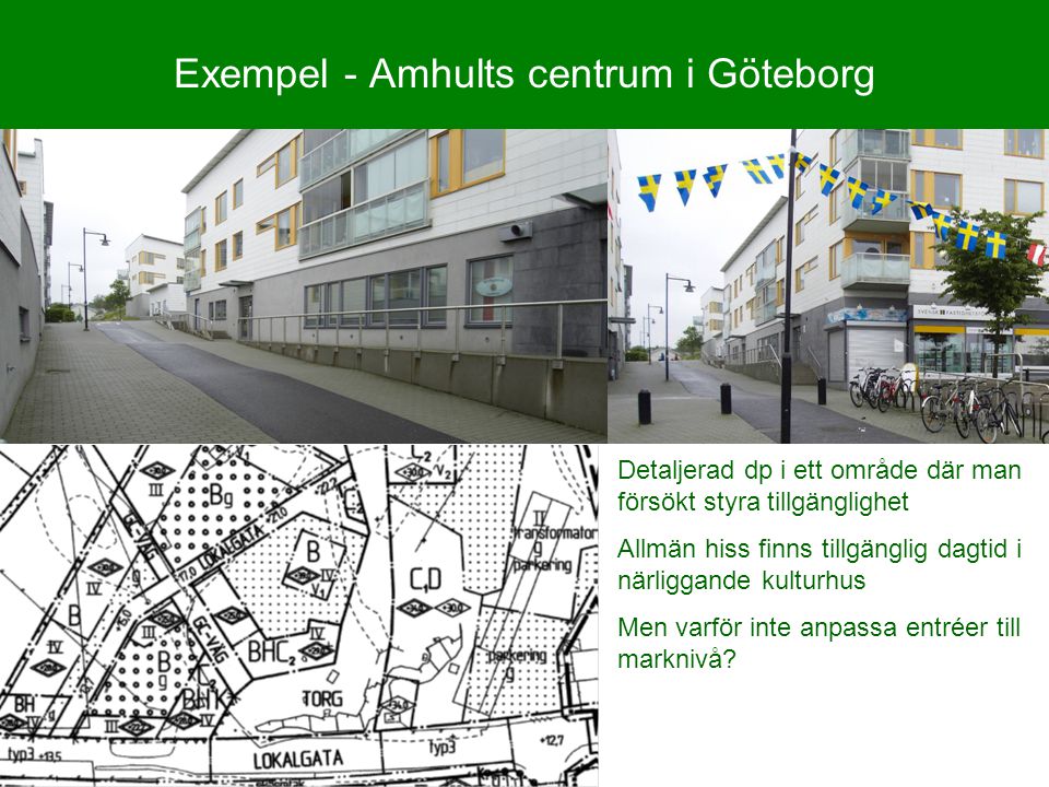 Exempel - Amhults centrum i Göteborg