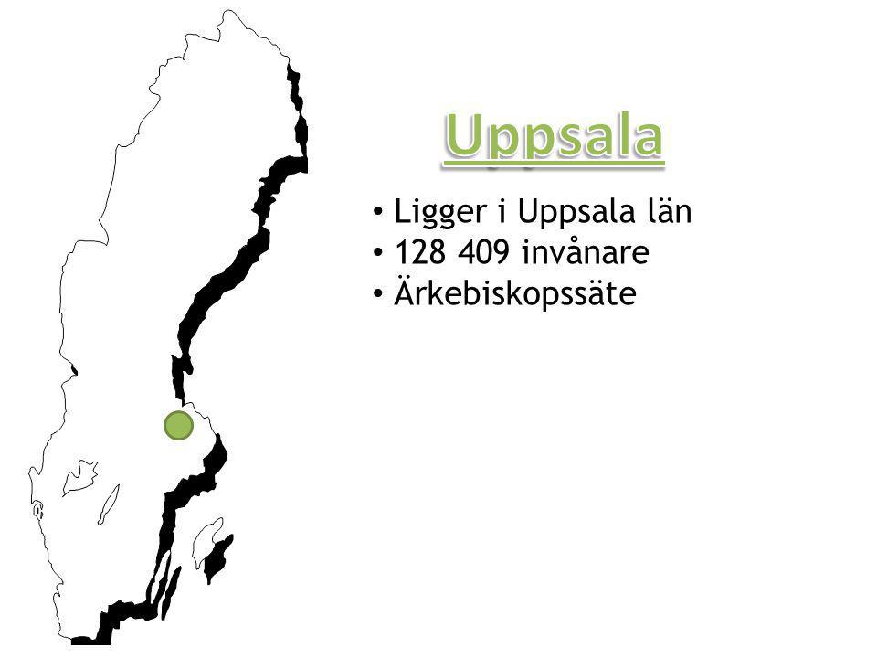 Uppsala Ligger i Uppsala län invånare Ärkebiskopssäte
