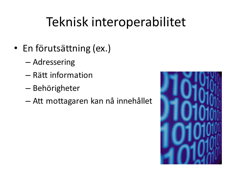 Teknisk interoperabilitet
