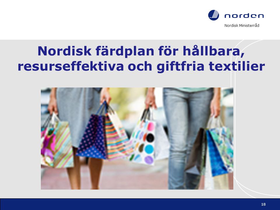 Nordisk färdplan för hållbara, resurseffektiva och giftfria textilier