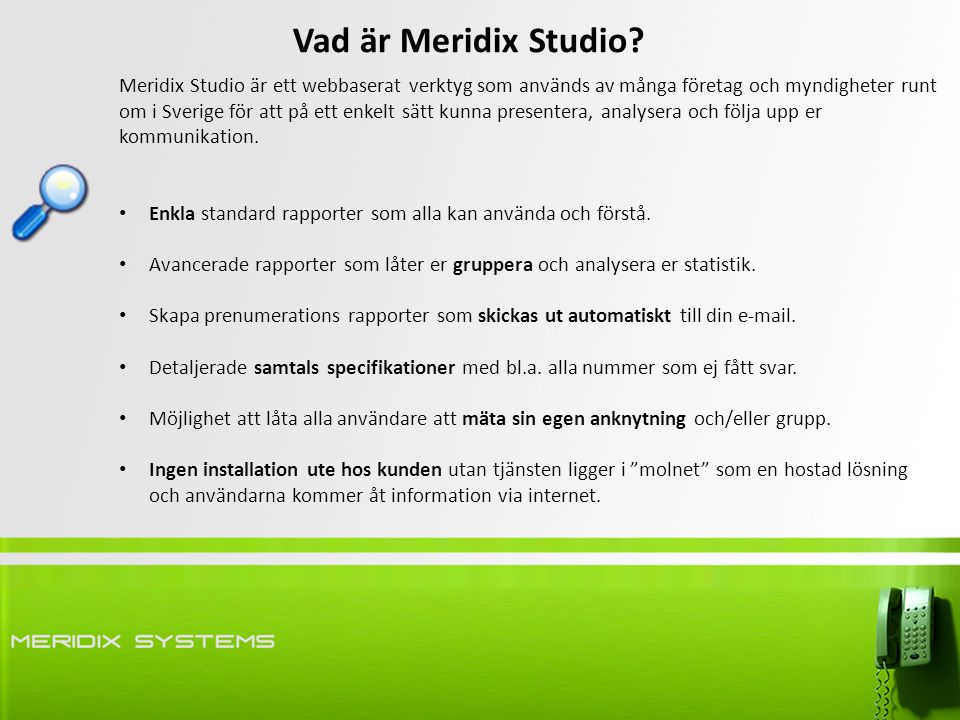 Vad är Meridix Studio