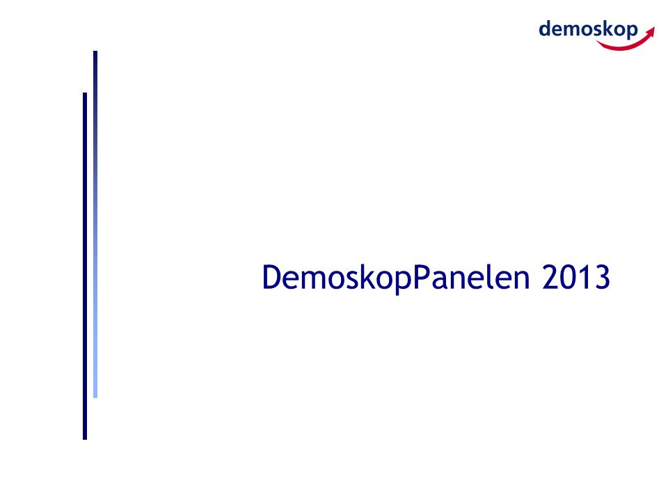 DemoskopPanelen 2013
