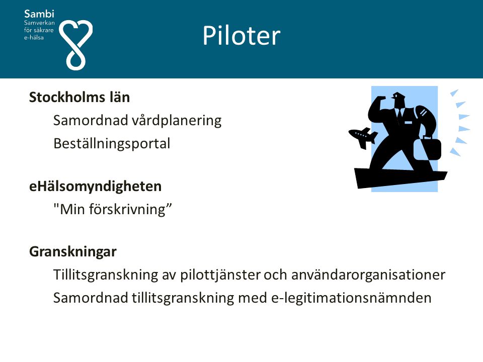 Piloter Stockholms län Samordnad vårdplanering Beställningsportal