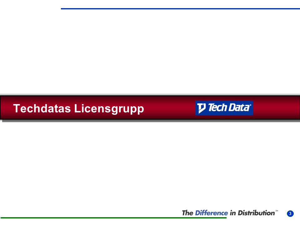 Techdatas Licensgrupp