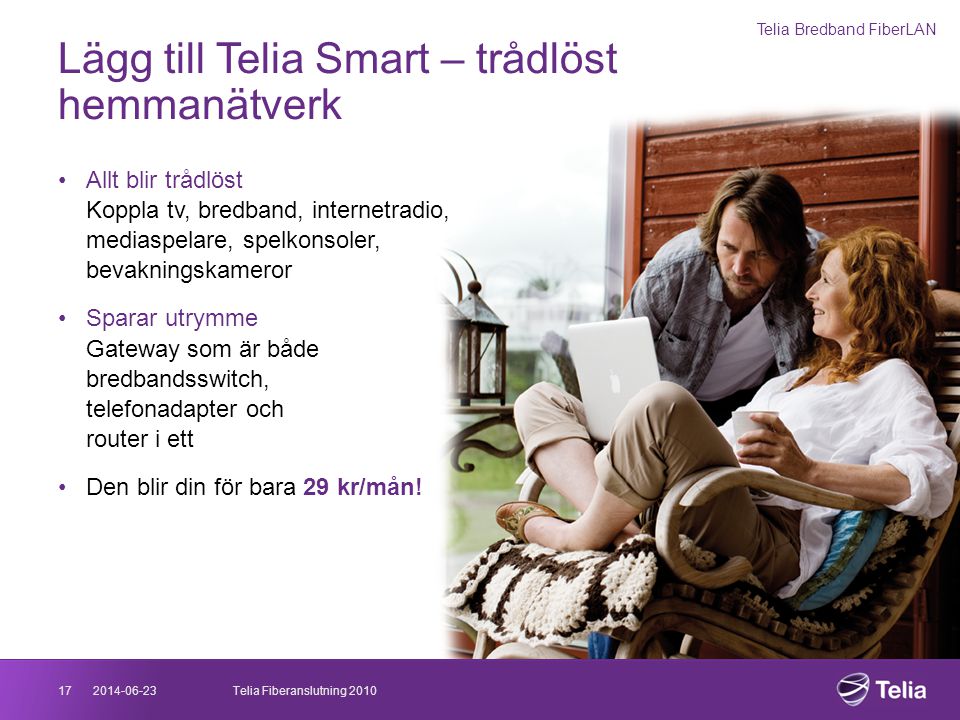 Lägg till Telia Smart – trådlöst hemmanätverk