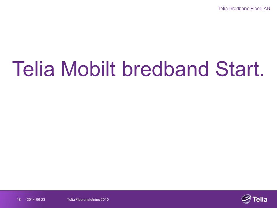 Telia Mobilt bredband Start.