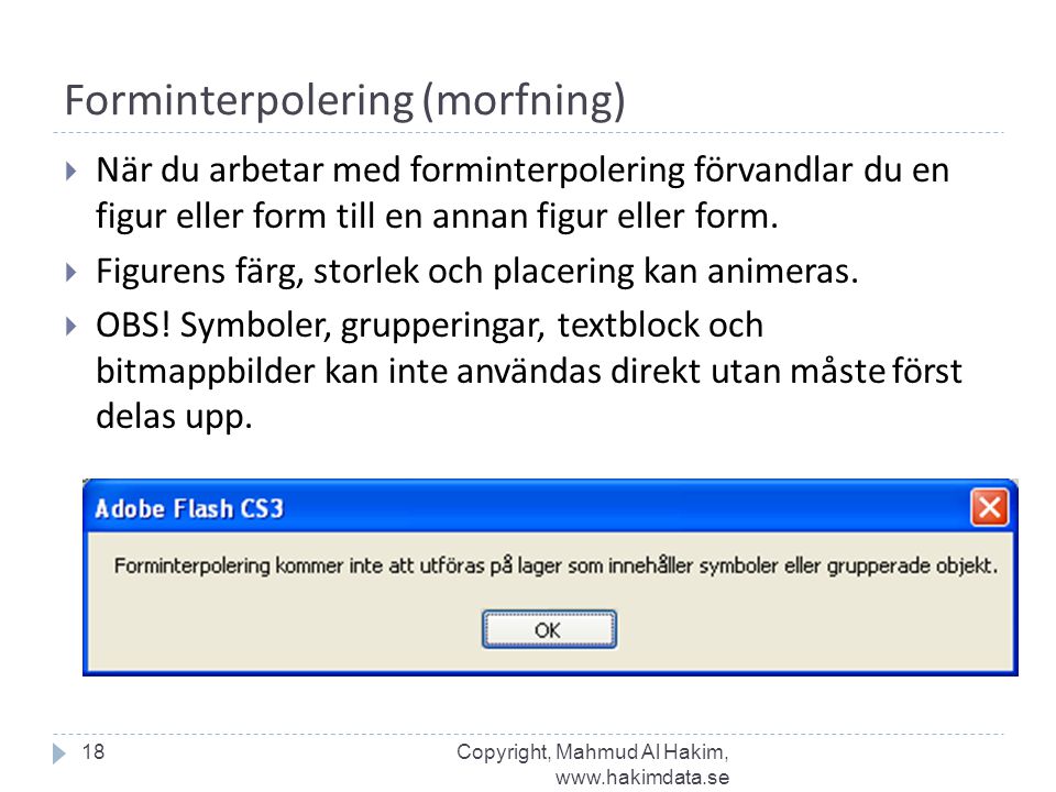 Forminterpolering (morfning)