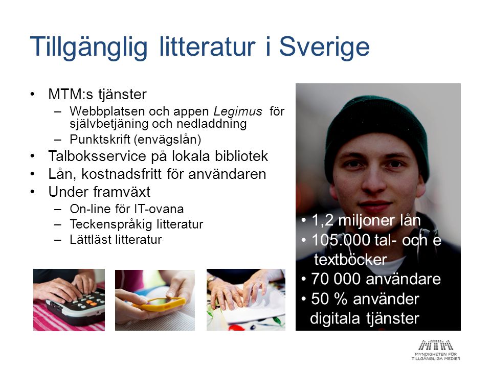 Tillgänglig litteratur i Sverige