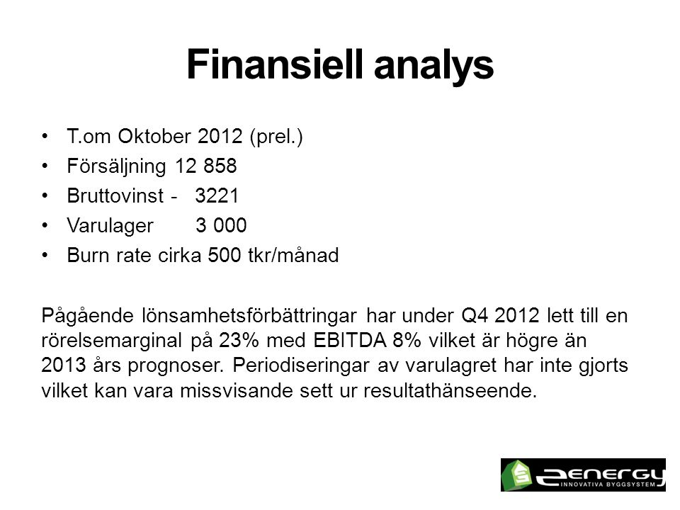 Underlag För Investerare - Ppt Video Online Ladda Ner