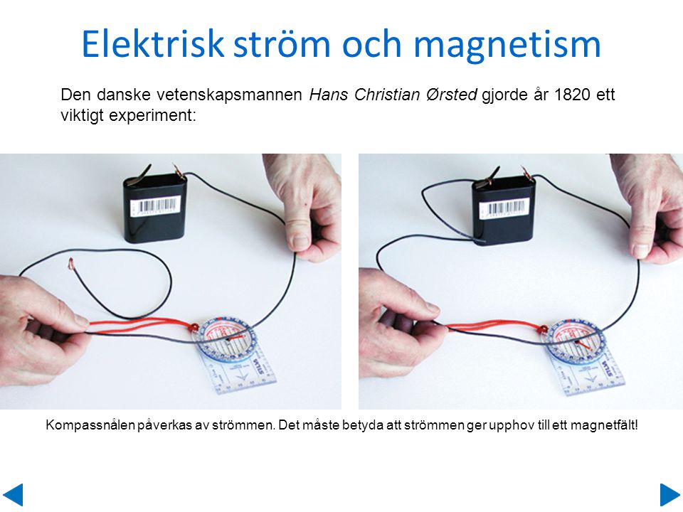 Elektrisk ström och magnetism