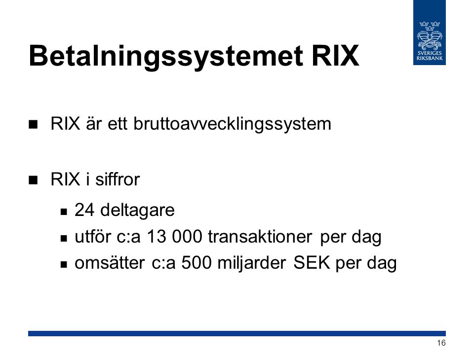 Betalningssystemet RIX