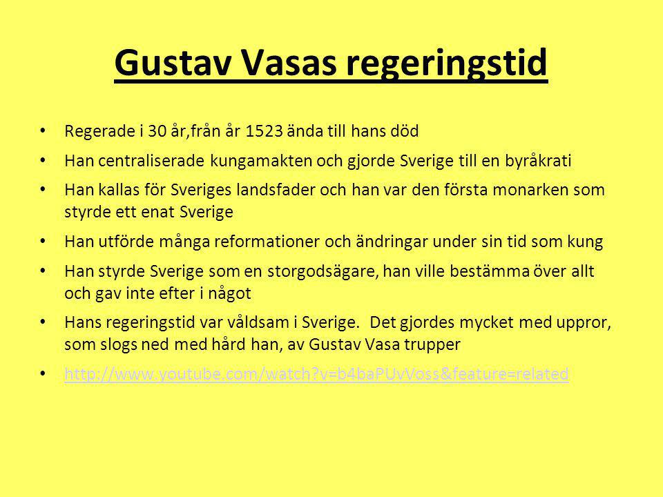 Gustav Vasas regeringstid