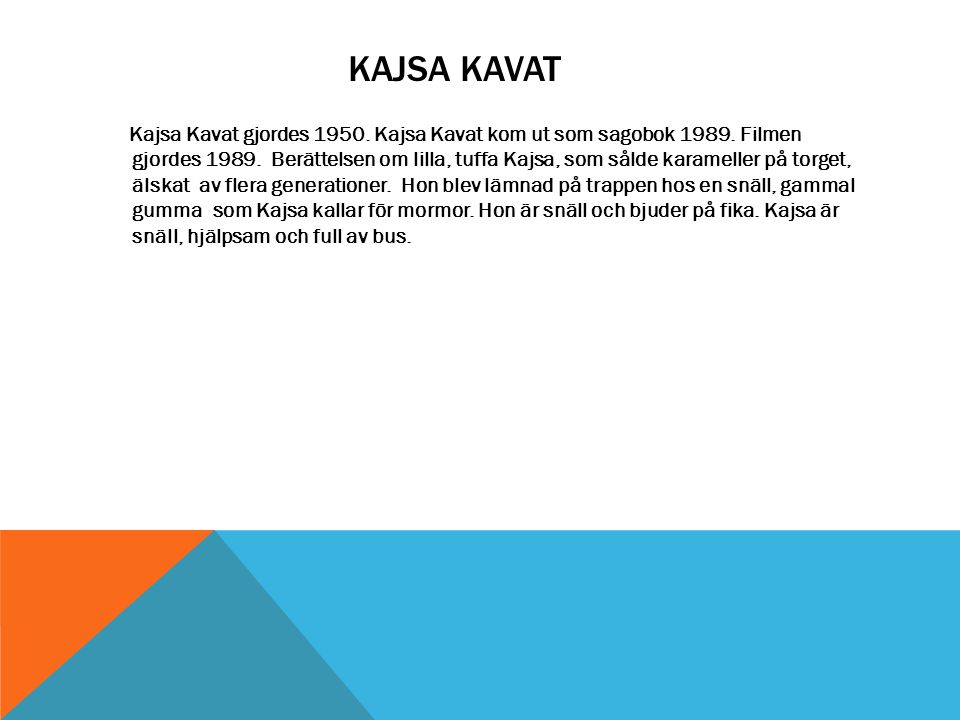 Kajsa Kavat